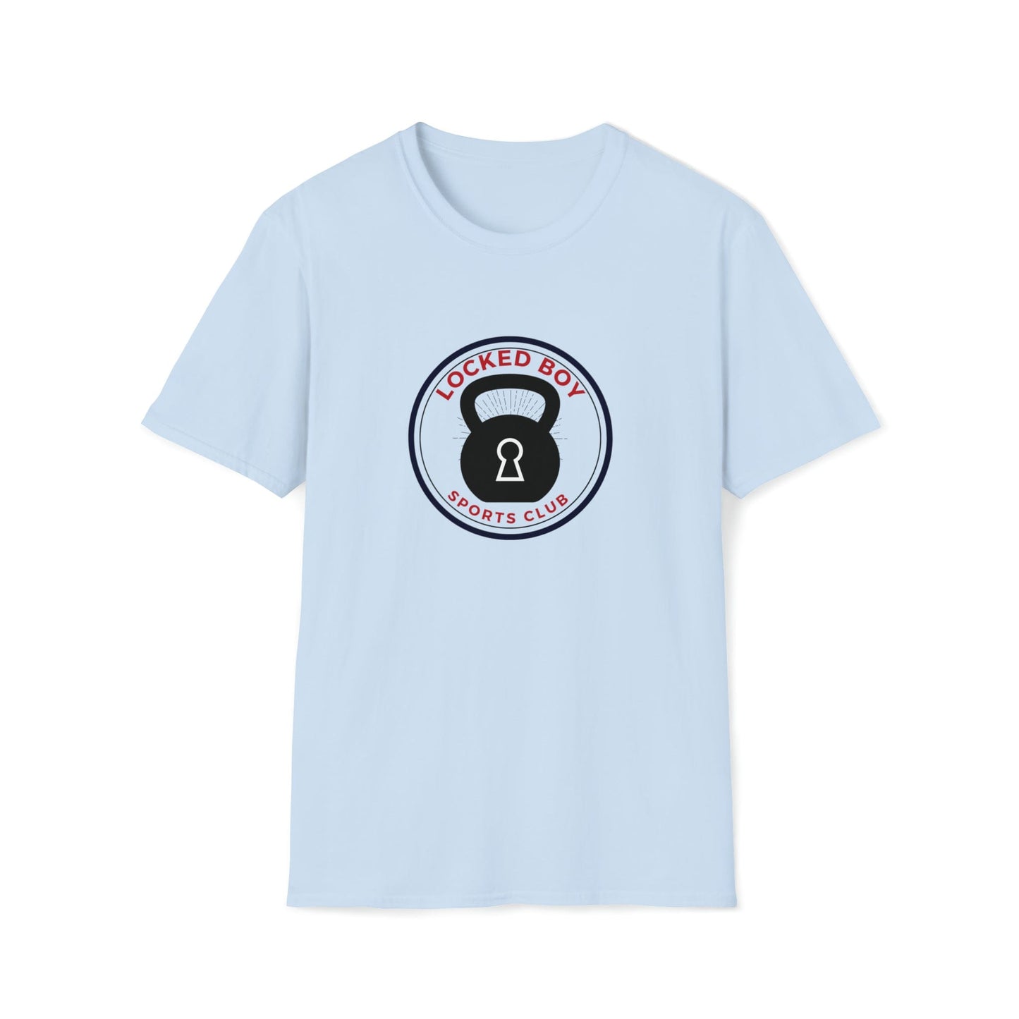 T-Shirt Light Blue / S LockedBoy Sports Club - Chastity Tshirt Kettlebell LEATHERDADDY BATOR