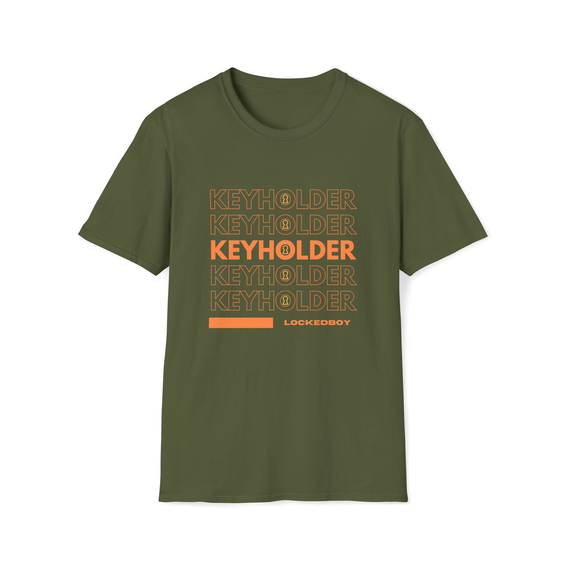 T-Shirt Military Green / S KEYHOLDER bag Inspo - Chastity Shirts by LockedBoy Athletic LEATHERDADDY BATOR