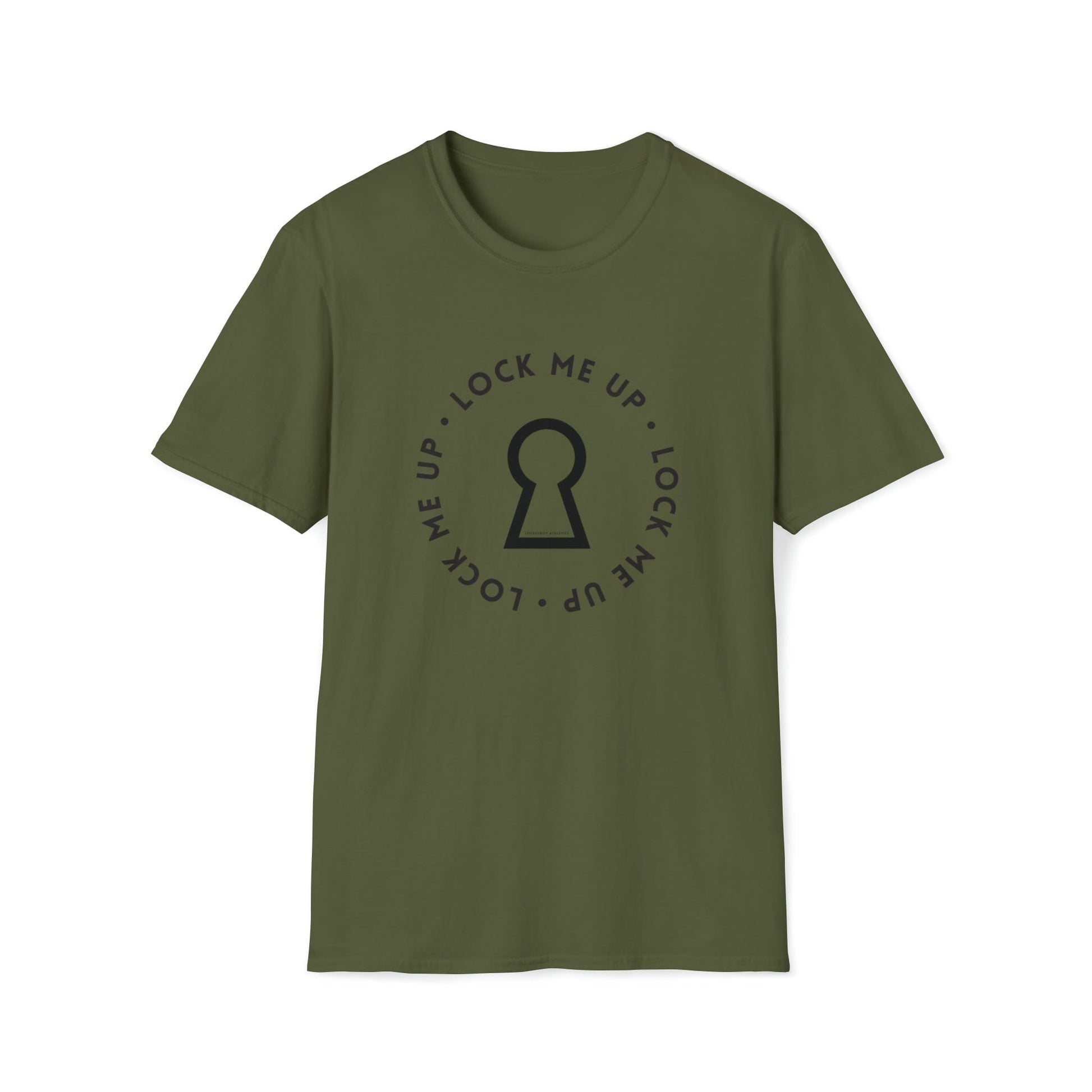 T-Shirt Military Green / S Lock Me Up - Lockedboy Athletics Chastity Tshirt LEATHERDADDY BATOR