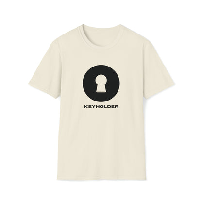 T-Shirt Natural / S KeyHolder Lock - Chastity Shirts by LockedBoy Athletics LEATHERDADDY BATOR