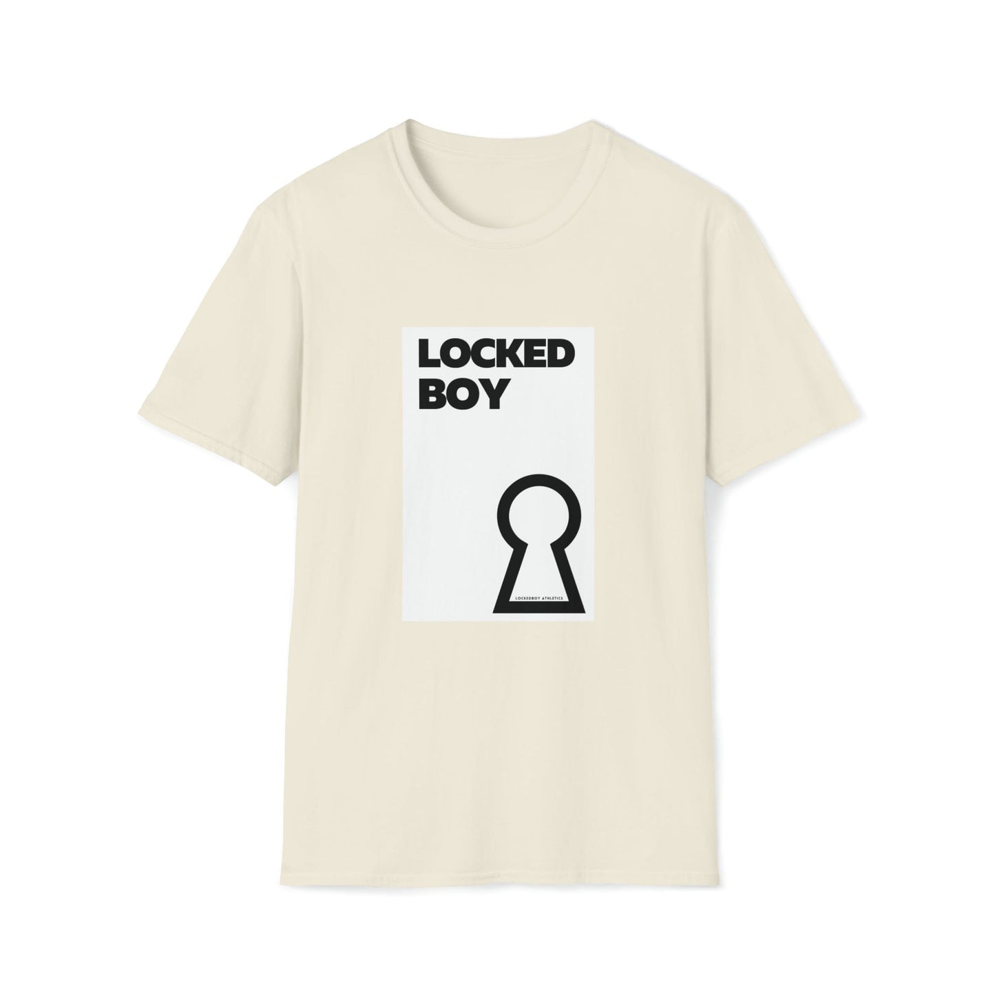 T-Shirt Natural / S LockedBoy OG - Lockedboy Athletics Chastity Tshirt LEATHERDADDY BATOR