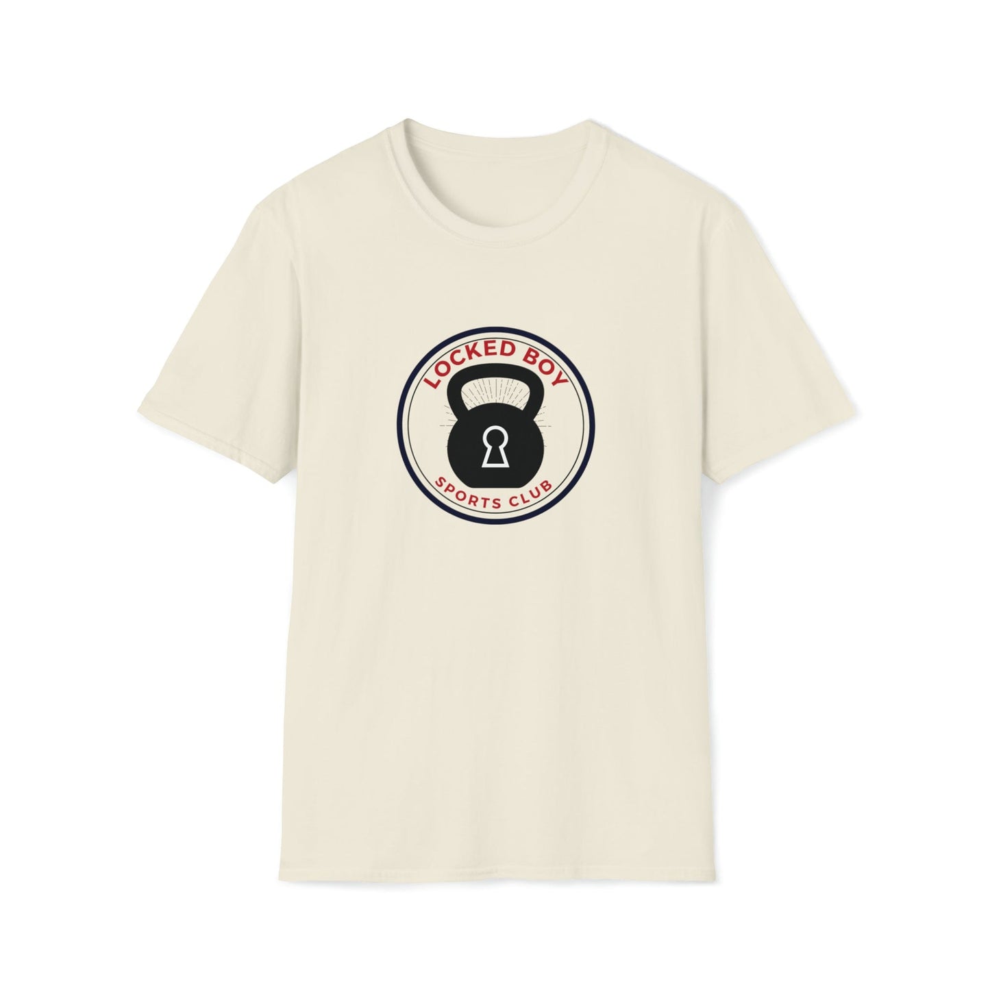 T-Shirt Natural / S LockedBoy Sports Club - Chastity Tshirt Kettlebell LEATHERDADDY BATOR