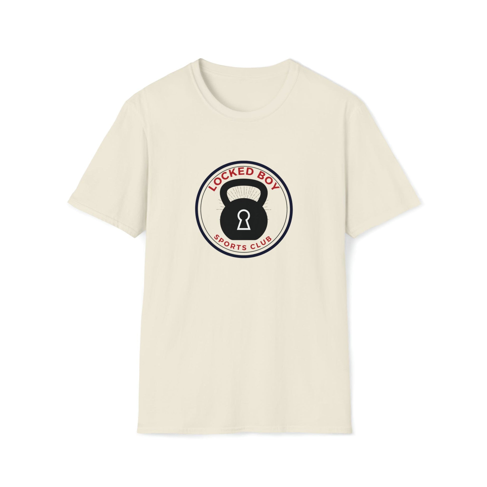 T-Shirt Natural / S LockedBoy Sports Club - Chastity Tshirt Kettlebell LEATHERDADDY BATOR