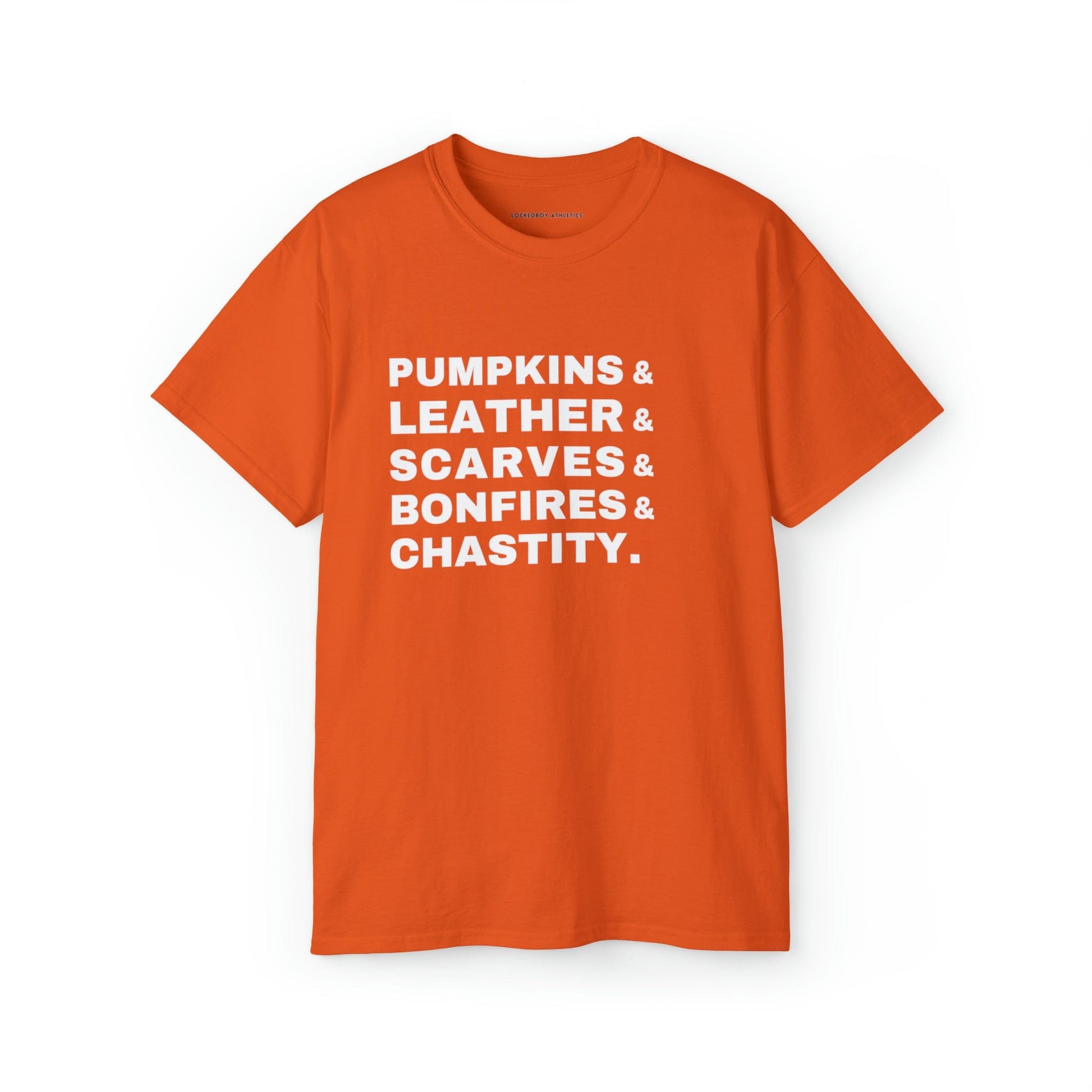T-Shirt Orange / 2XL Locktober Tee - Lockedboy Athletics Chastity T-Shirts LEATHERDADDY BATOR