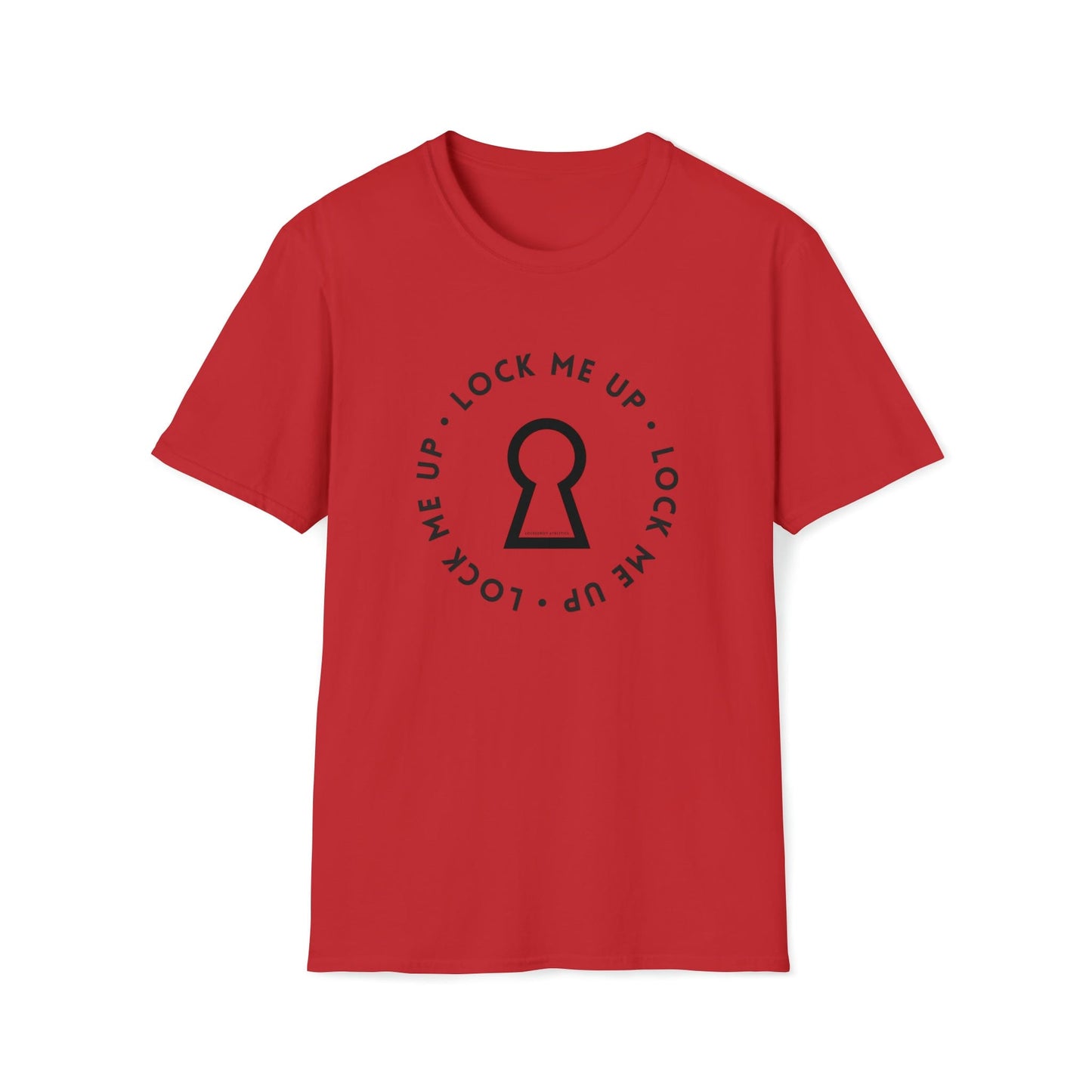 T-Shirt Red / S Lock Me Up - Lockedboy Athletics Chastity Tshirt LEATHERDADDY BATOR