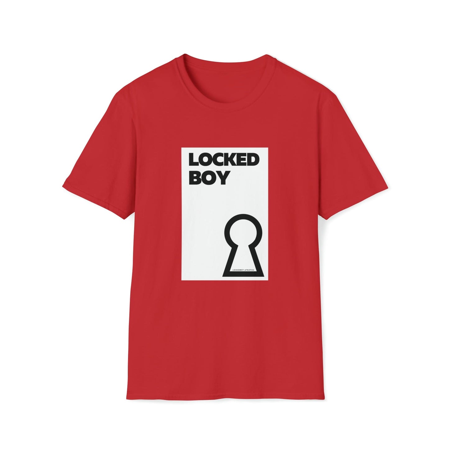 T-Shirt Red / S LockedBoy OG - Lockedboy Athletics Chastity Tshirt LEATHERDADDY BATOR