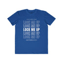 T-Shirt Royal Blue / S Lock Me Up! Locktober Chastity Shirt | Lockedboy by LeatherDaddy LEATHERDADDY BATOR