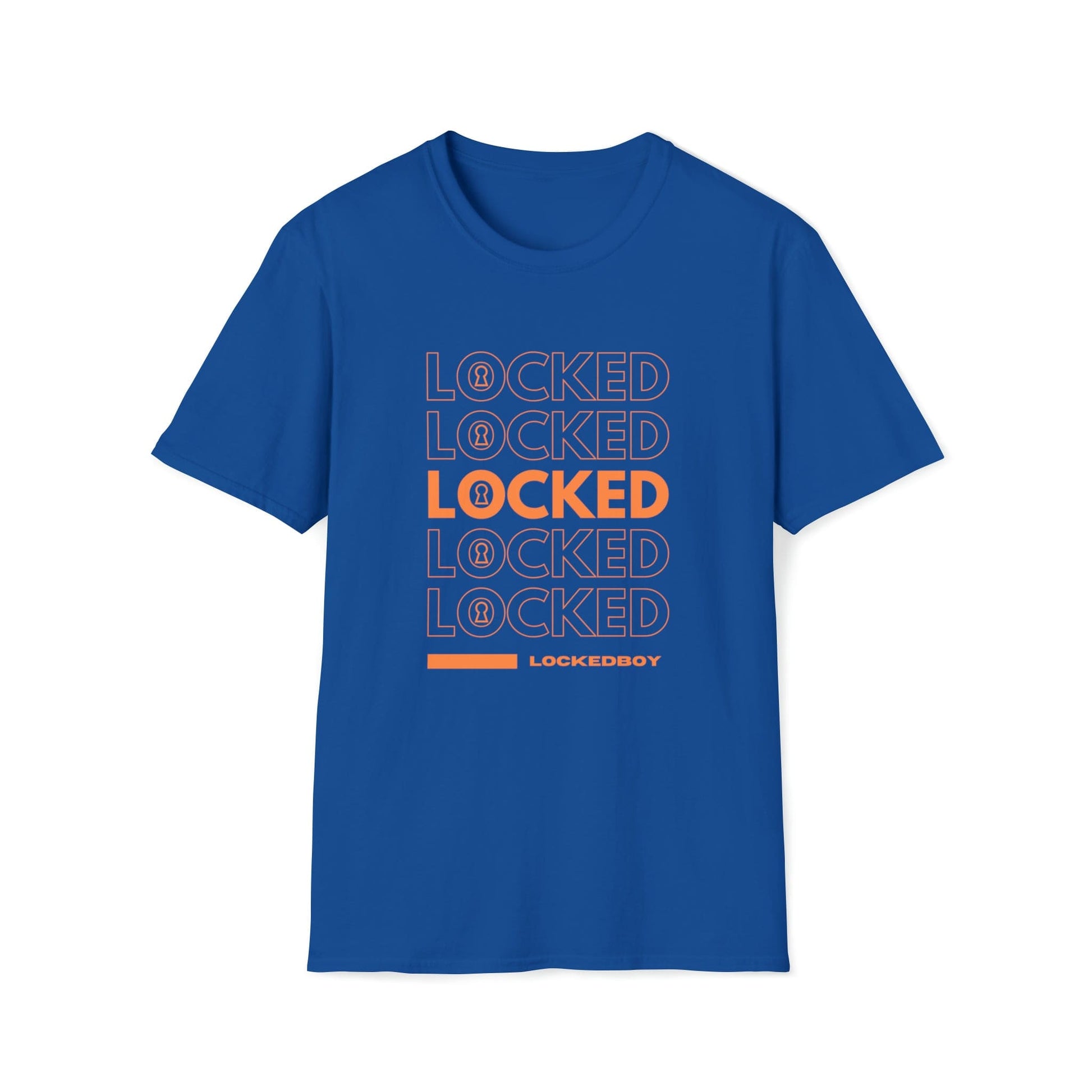 T-Shirt Royal / M LOCKED Bag Inspo - Lockedboy Athletics Chastity Tshirt LEATHERDADDY BATOR
