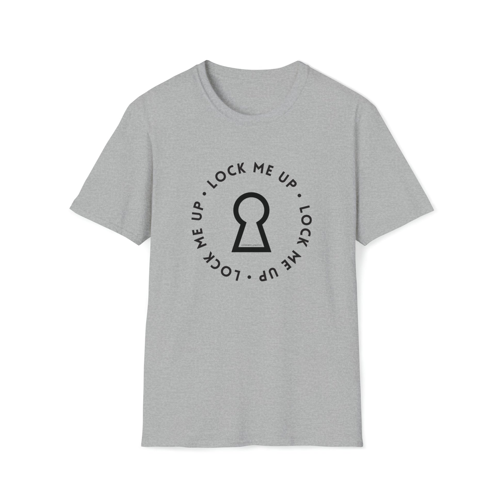T-Shirt Sport Grey / S Lock Me Up - Lockedboy Athletics Chastity Tshirt LEATHERDADDY BATOR