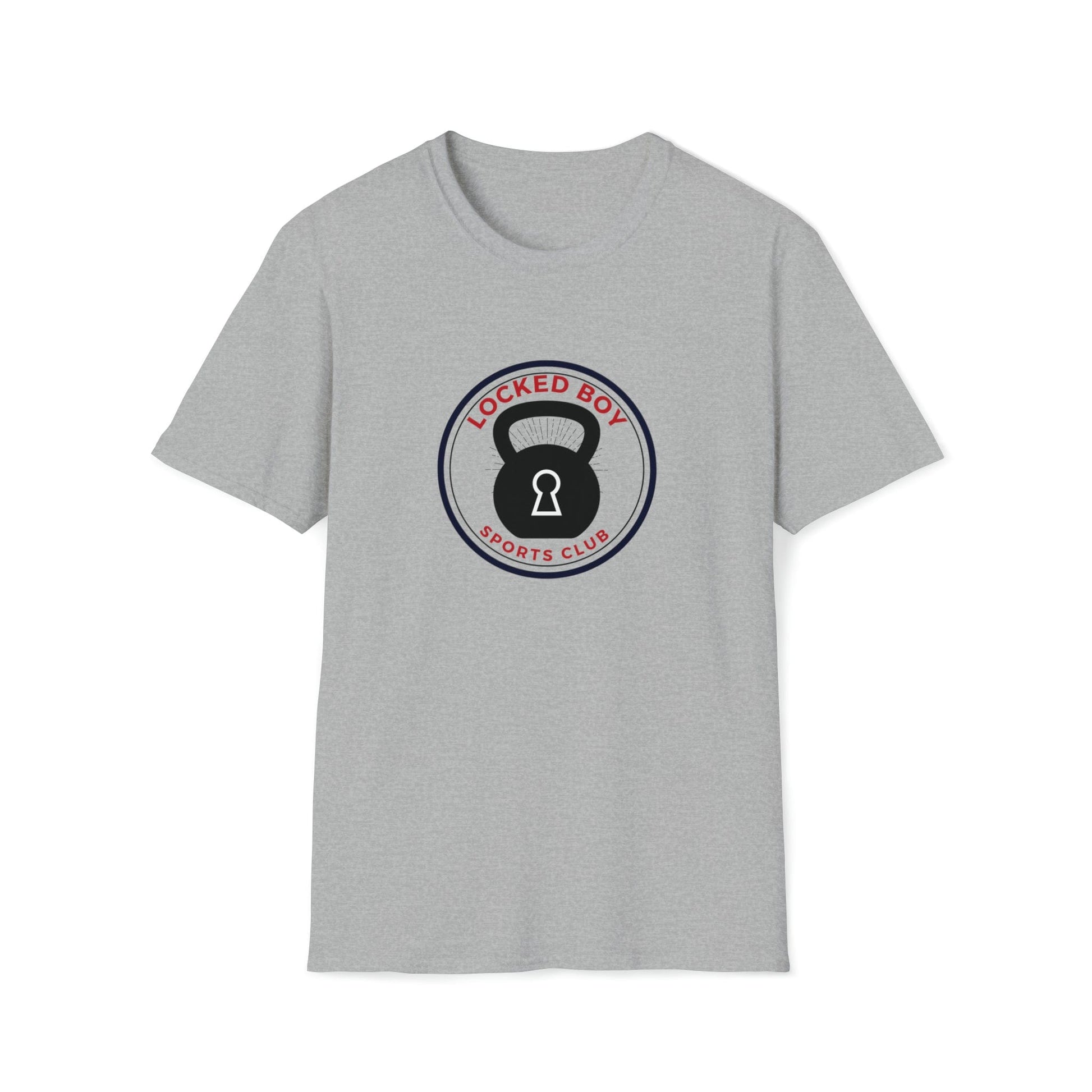 T-Shirt Sport Grey / S LockedBoy Sports Club - Chastity Tshirt Kettlebell LEATHERDADDY BATOR