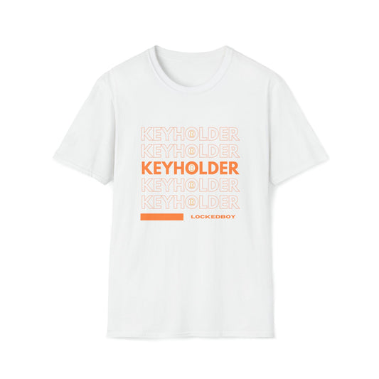 T-Shirt White / S KEYHOLDER bag Inspo - Chastity Shirts by LockedBoy Athletic LEATHERDADDY BATOR