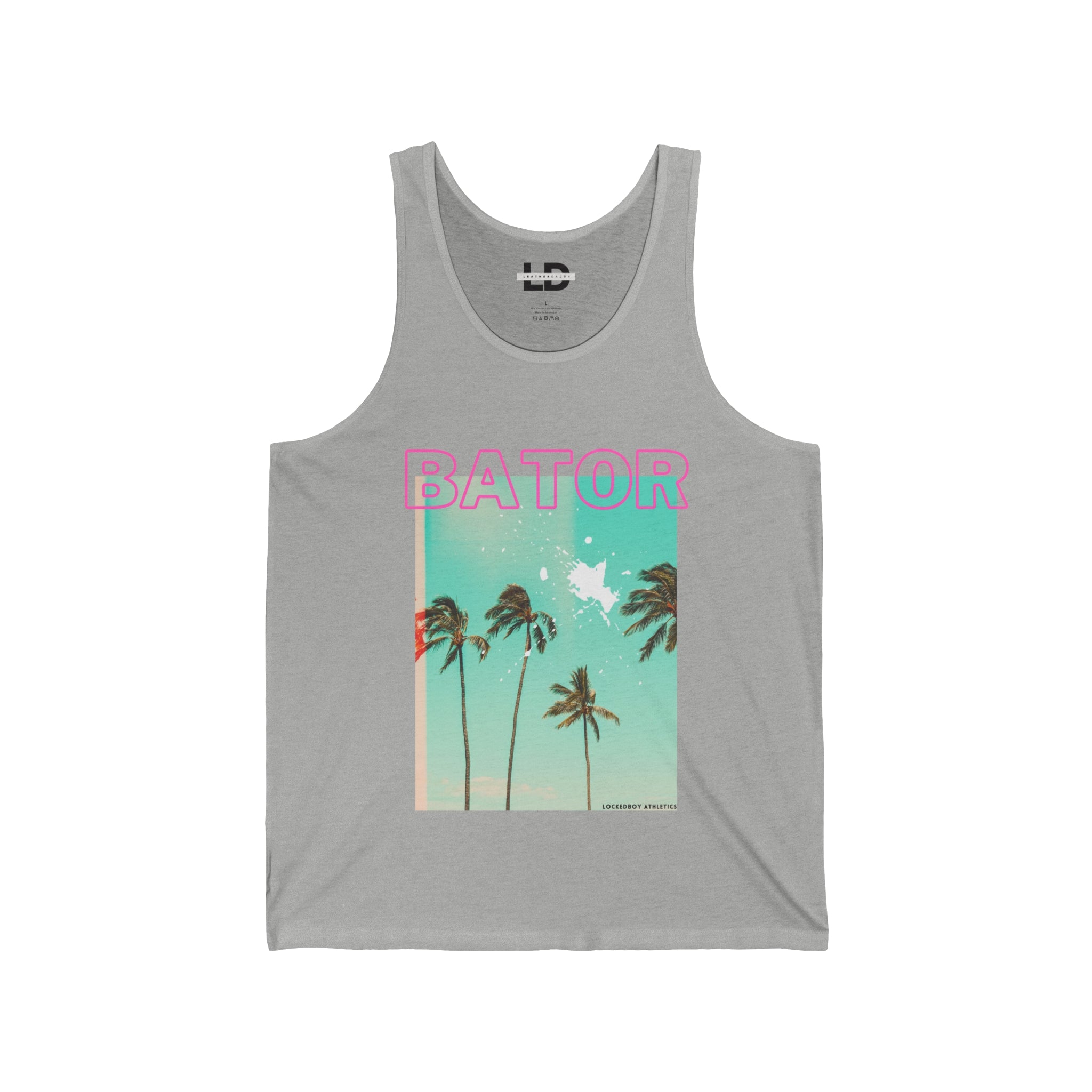 Tank Top Bator Palm Tank Top - B8rBrand LEATHERDADDY BATOR