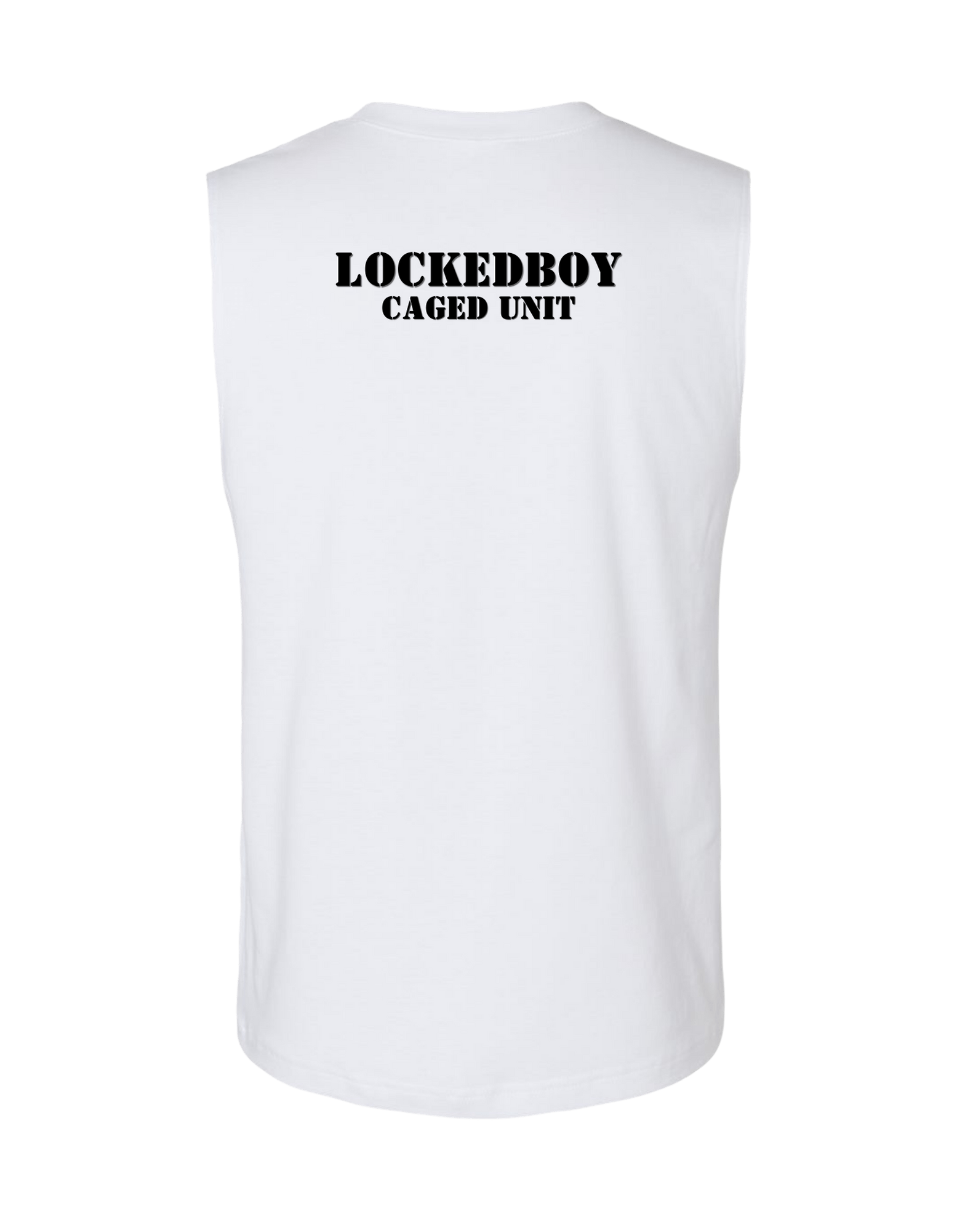 Tank Top Locktober Caged Unit Muscle Tank – Unisex Jersey Workout Tee for 31 Days of Discipline LEATHERDADDY BATOR