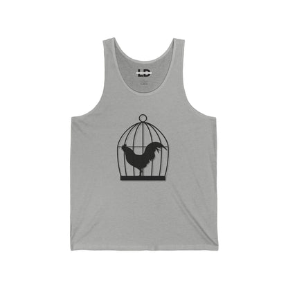 Tank Top XS / Athletic Heather CockCage Tank Top - LeatherDaddy LEATHERDADDY BATOR