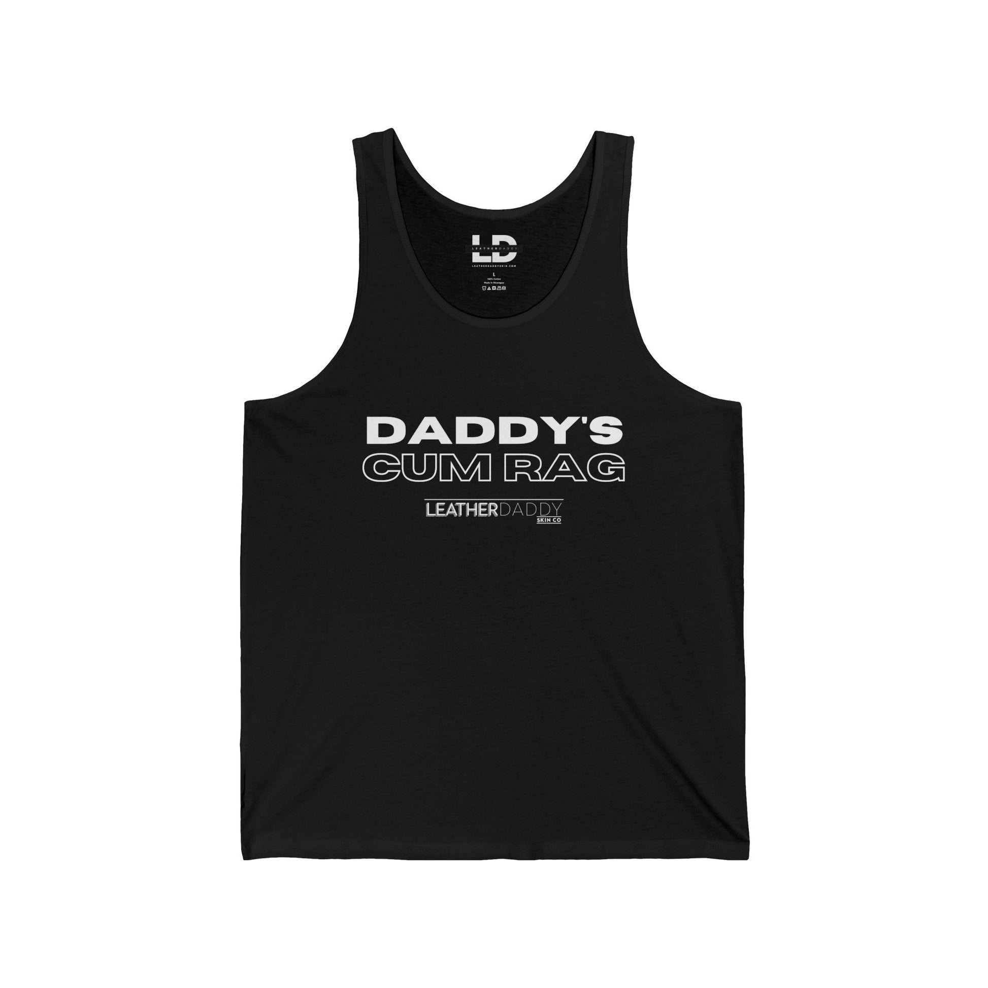 Tank Top M / Black DADDY'S CUMRAG by LeatherDaddy Skin Co. LEATHERDADDY BATOR