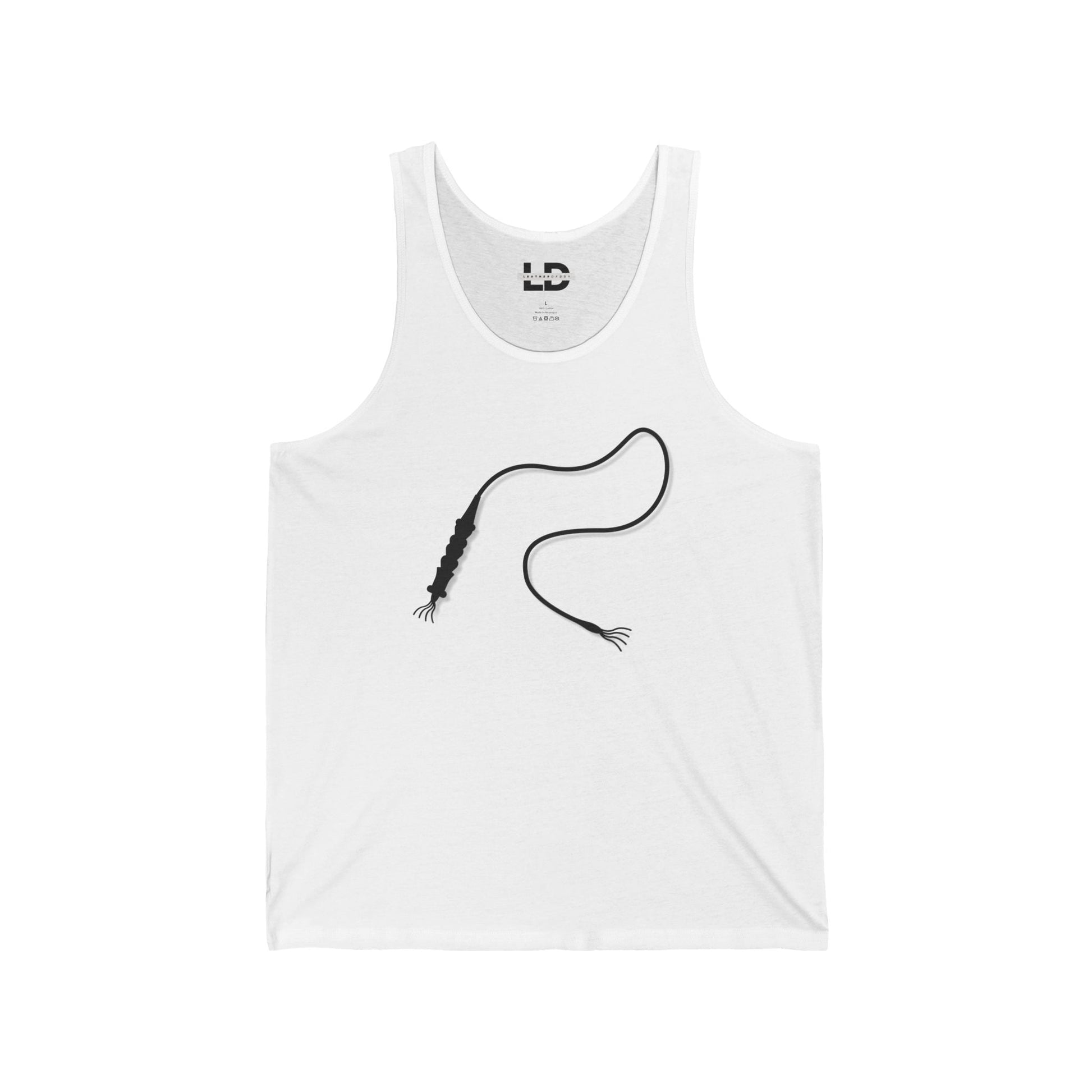 Tank Top XS / White Crack That Whip Tank Top - LeatherDaddy LEATHERDADDY BATOR