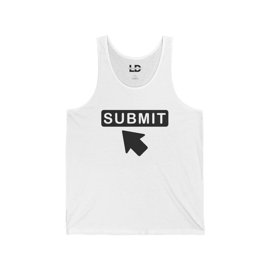 Tank Top XS / White Press To Submit Tank Top - LeatherDaddy LEATHERDADDY BATOR