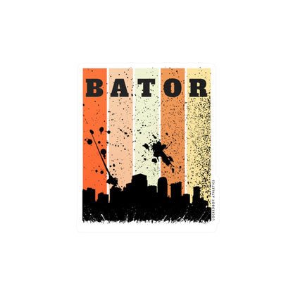 Paper products 4" x 6" / Kiss-Cut / Satin Bator City Vinyl Sticker LEATHERDADDY BATOR
