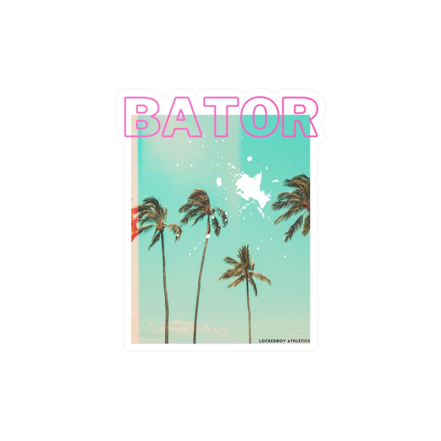 Paper products Bator Palm Vinyl Sticker LEATHERDADDY BATOR