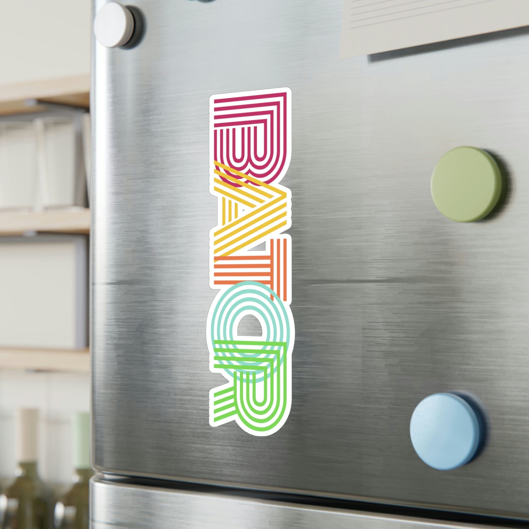 Paper products Retro Bator Vinyl Sticker LEATHERDADDY BATOR