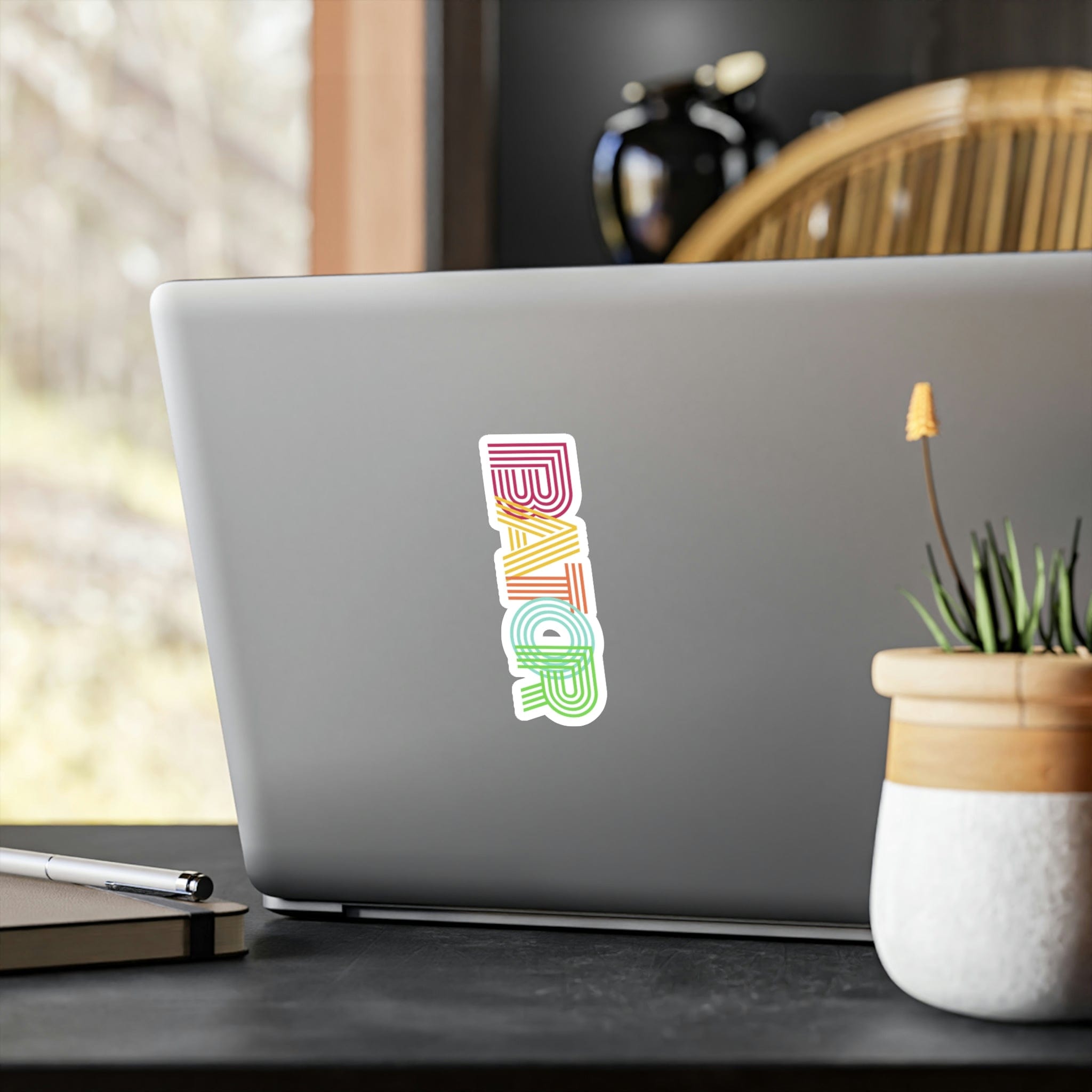 Paper products Retro Bator Vinyl Sticker LEATHERDADDY BATOR