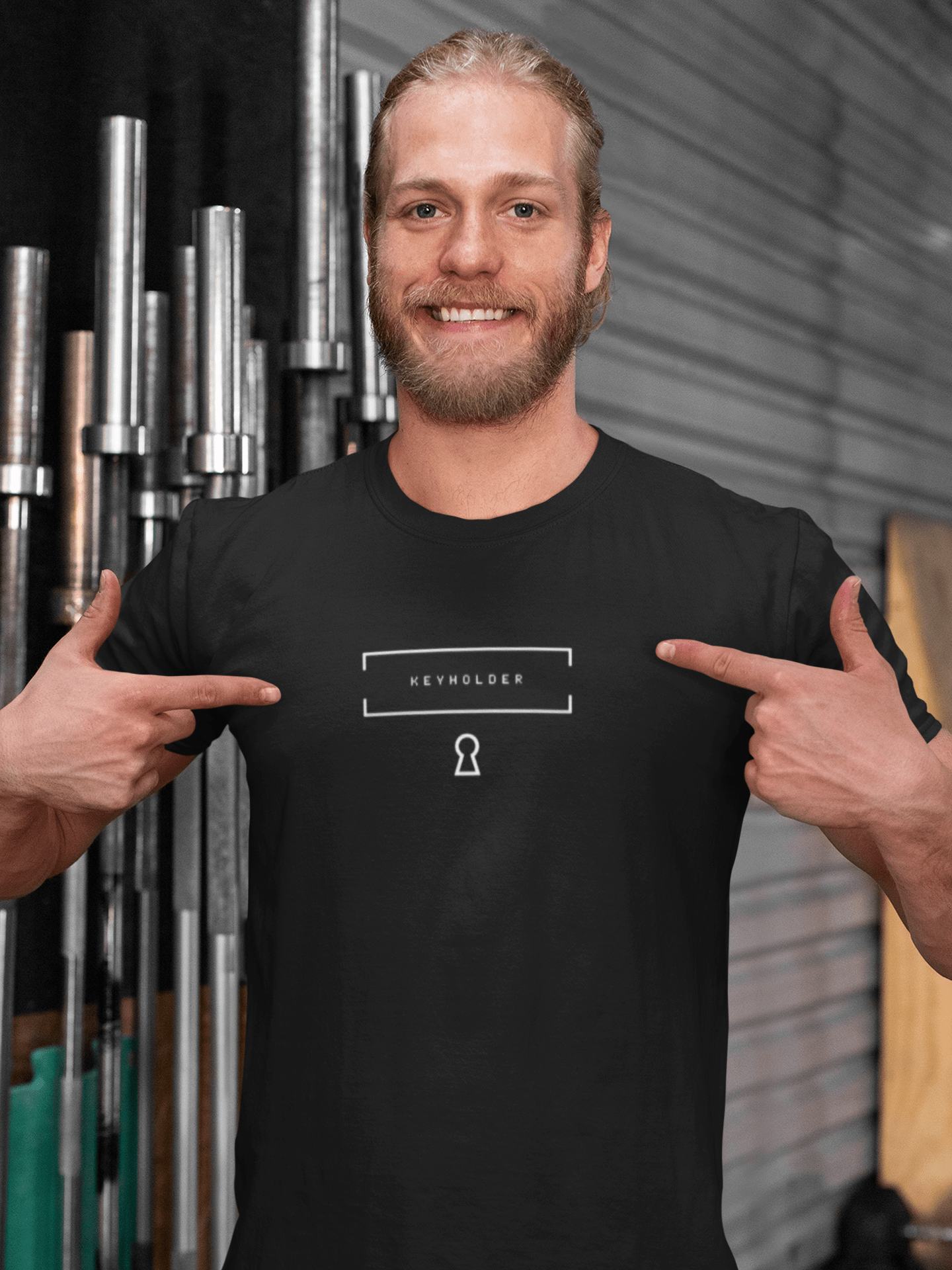 KEYHOLDER Player 1 - Chastity Shirts by LockedBoy Athletics ...